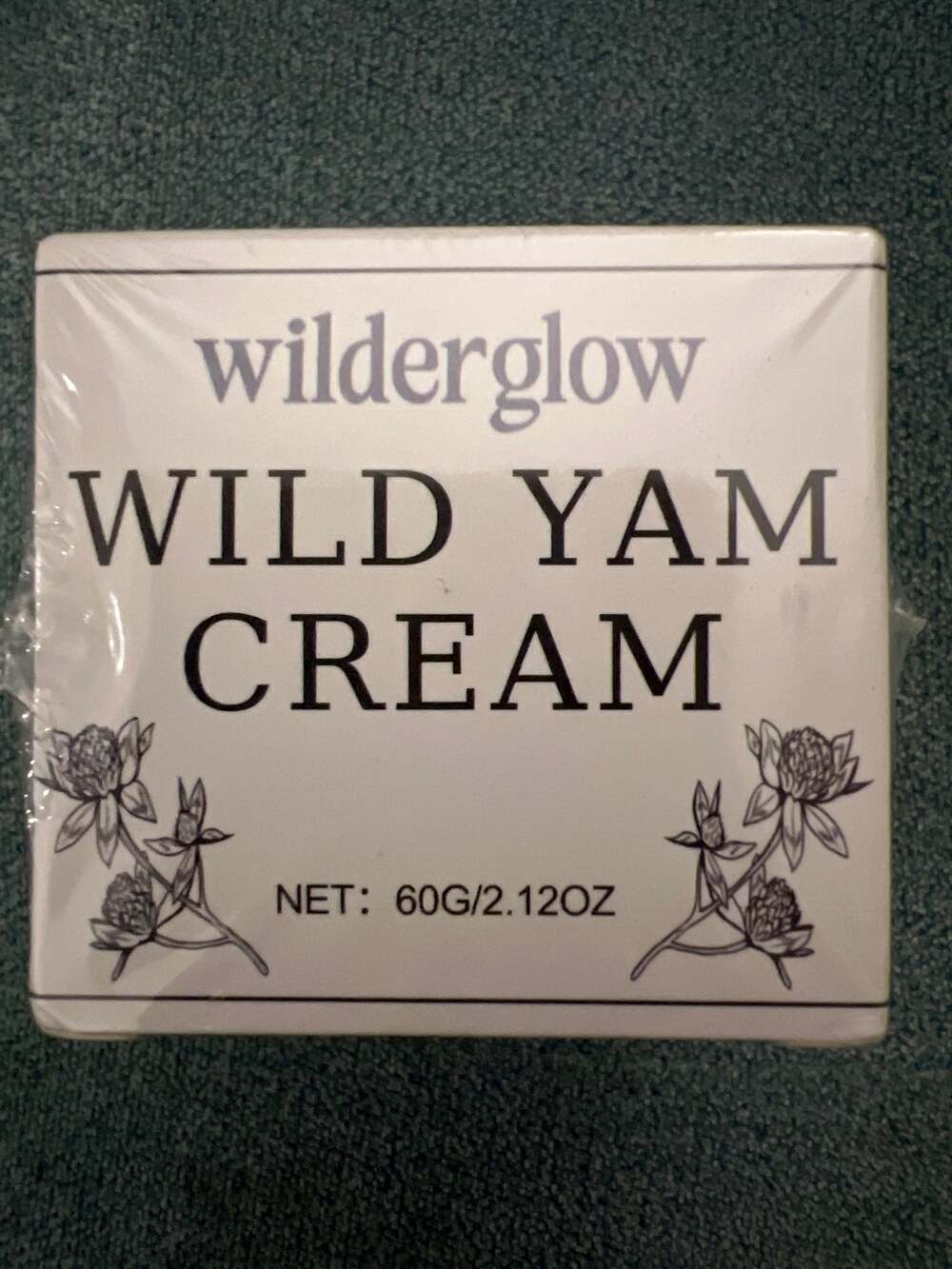 Wilderglow Wild Yam Cream - Moisturizing Body & Skin Cream (60g / 2.12 oz)